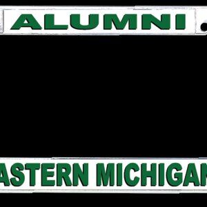 Eastern Michigan Alumni Metal License Plate Frame